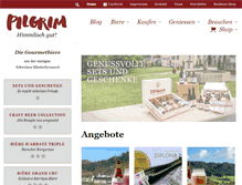 Tablet Screenshot of pilgrim.ch